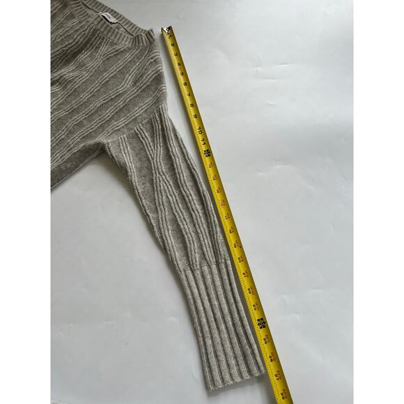 Vince Gray Wool Cashmere Blend Pullover Knit Sweater Women Size XS Quiet Luxury - Picture 8 of 15